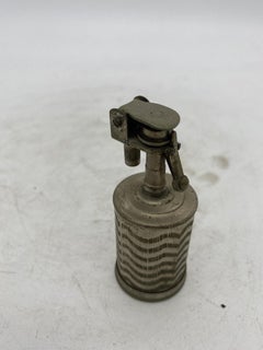 Hand Etched Cylinder Table Lighter, Circa 1930