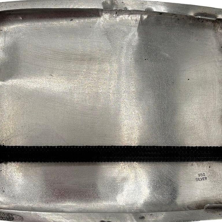 Hand Etched Edwardian Sterling Silver Cigarette Case Wallet For Sale at  1stDibs