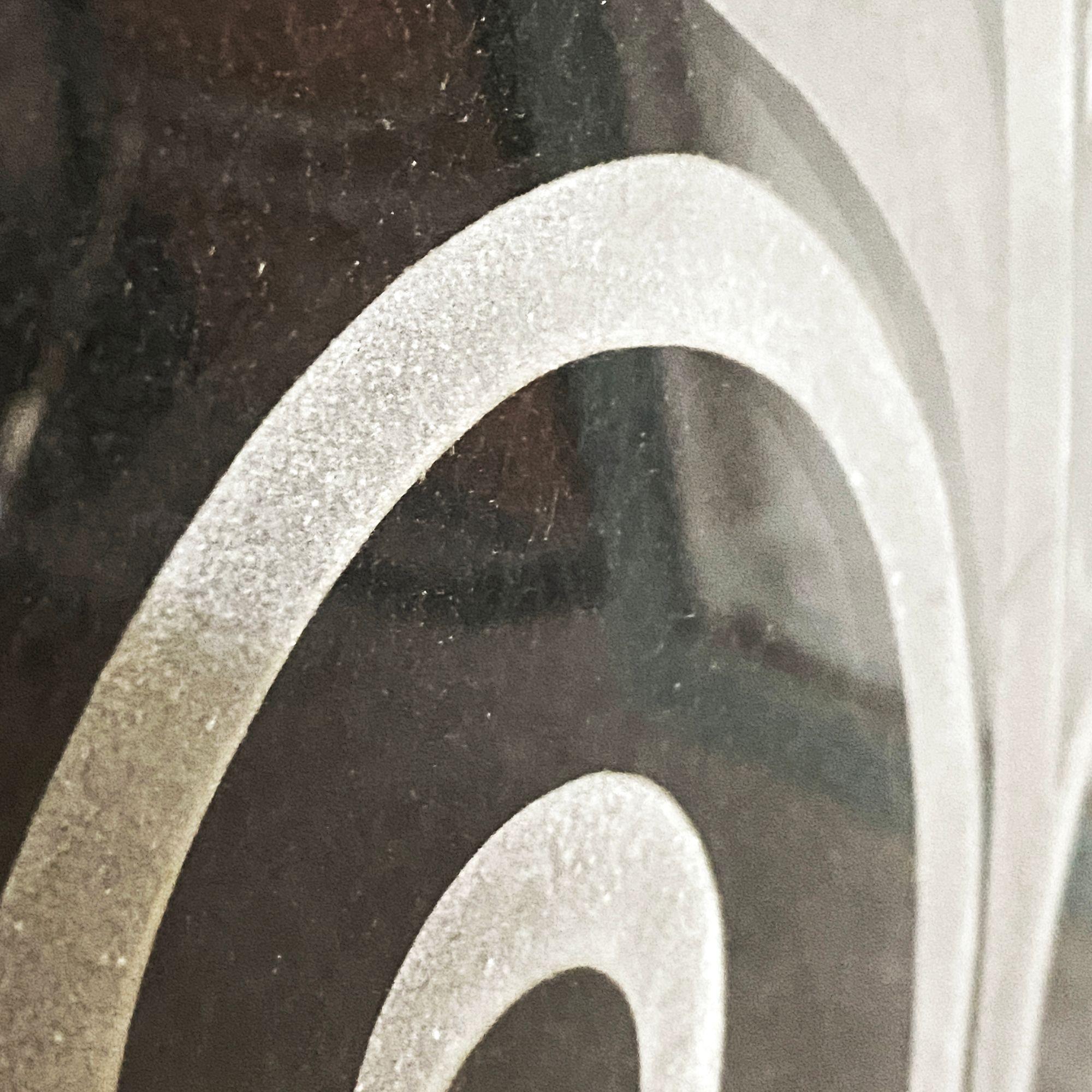 Porta Art Deco con motivo organico inciso a mano, 1920 circa in vendita 2