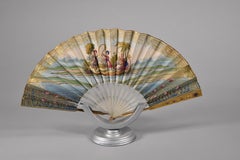 Hand Fan, Paper, Mother of Pearl, 18th-19th Centuries