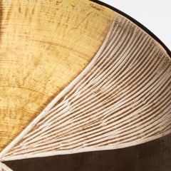 Hand-Finished Ceramic Bowl, 20th Century German Artisanal Design, 12"