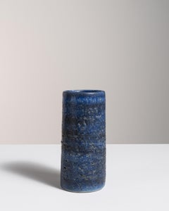 Hand-Finished Ceramic Vase, 20th Century German Artisanal Design, 4.5"