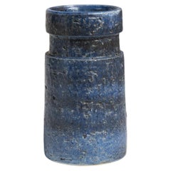 Hand-Finished Ceramic Vase, 20th Century German Artisanal Design, 5.1"