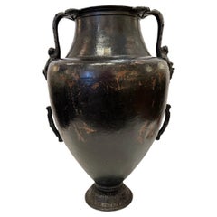 Antique Hand Forged Bronze Urn