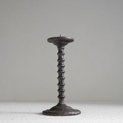 Hand Forged Brutalist Candle Holder in Metal