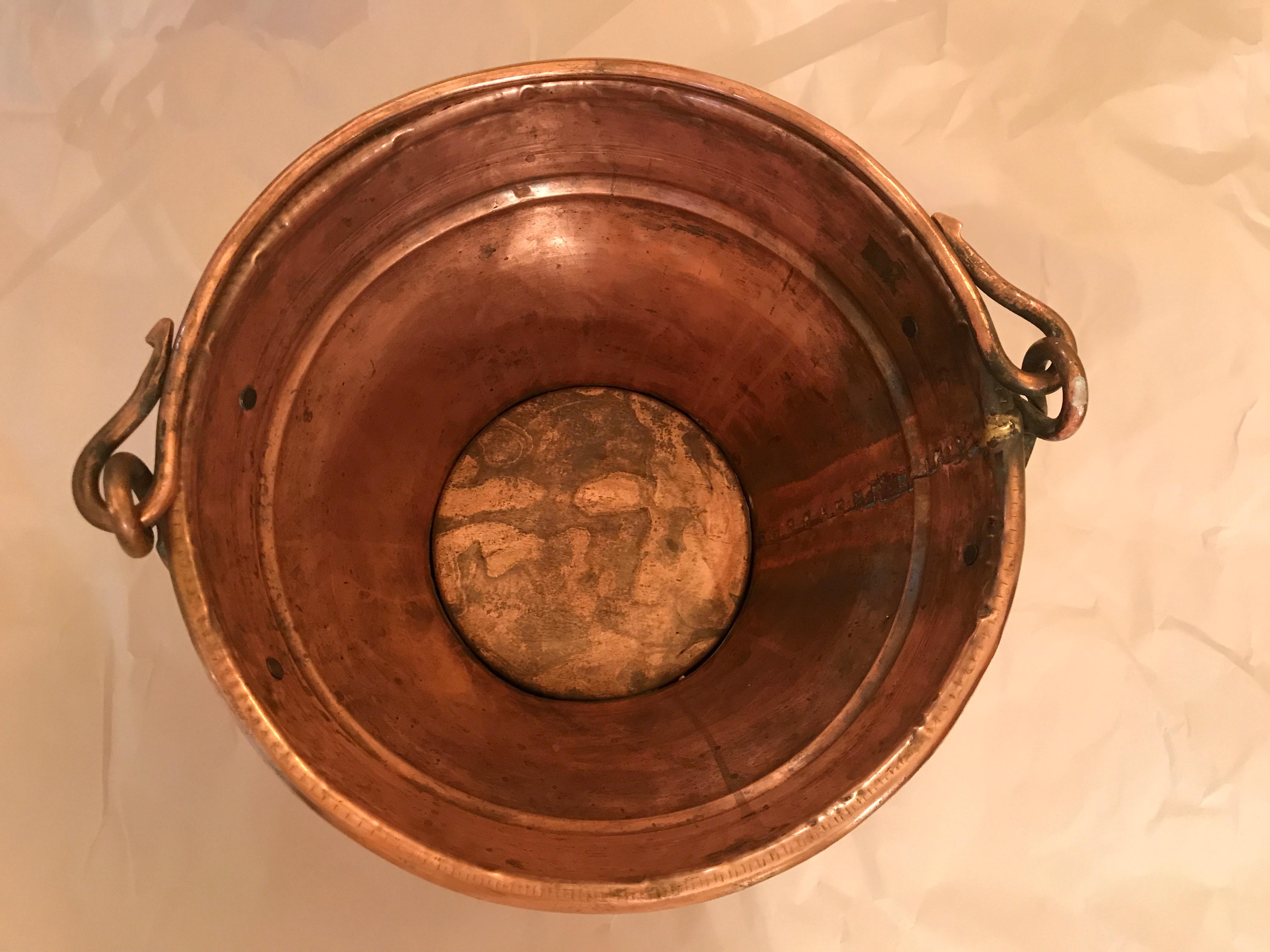 American Hand-Forged Copper Bucket