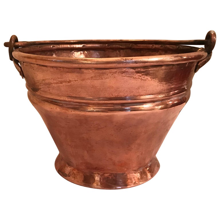 Copper Bucket For Sale at 1stDibs