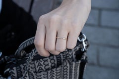 Hand Forged Diamond Wedding Band