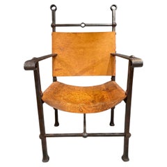 Hand Forged Iron Armchair 1960