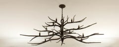 Hand-Forged Iron Branch Chandelier from The Collection by Michael Del Piero
