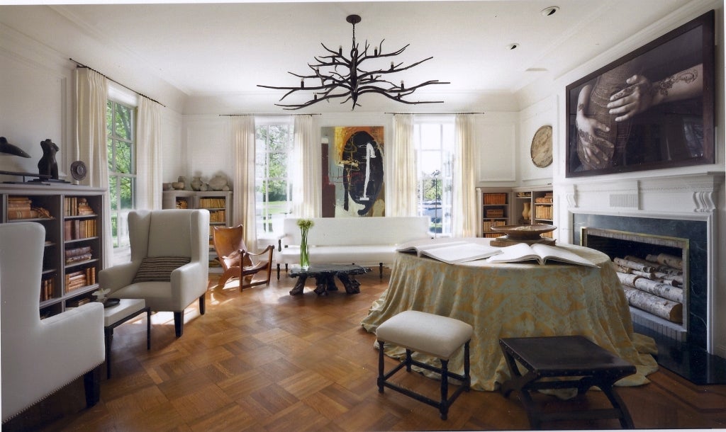 Lampadario Branch in ferro forgiato a mano della Collection'S di Michael Del Piero In condizioni Nuovo in vendita a Chicago, IL