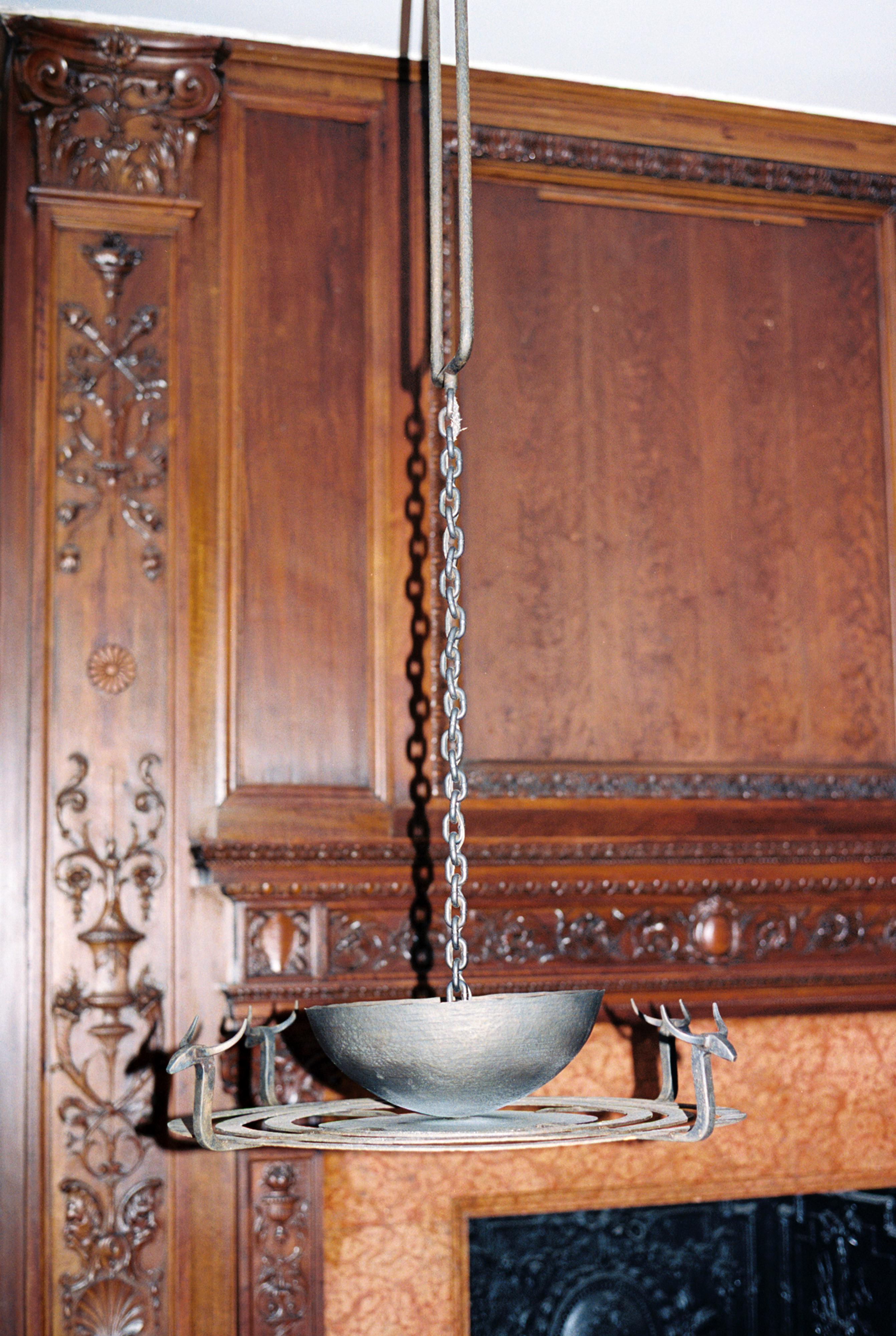 Hand-Forged Iron Chandelier  In New Condition For Sale In New York, NY