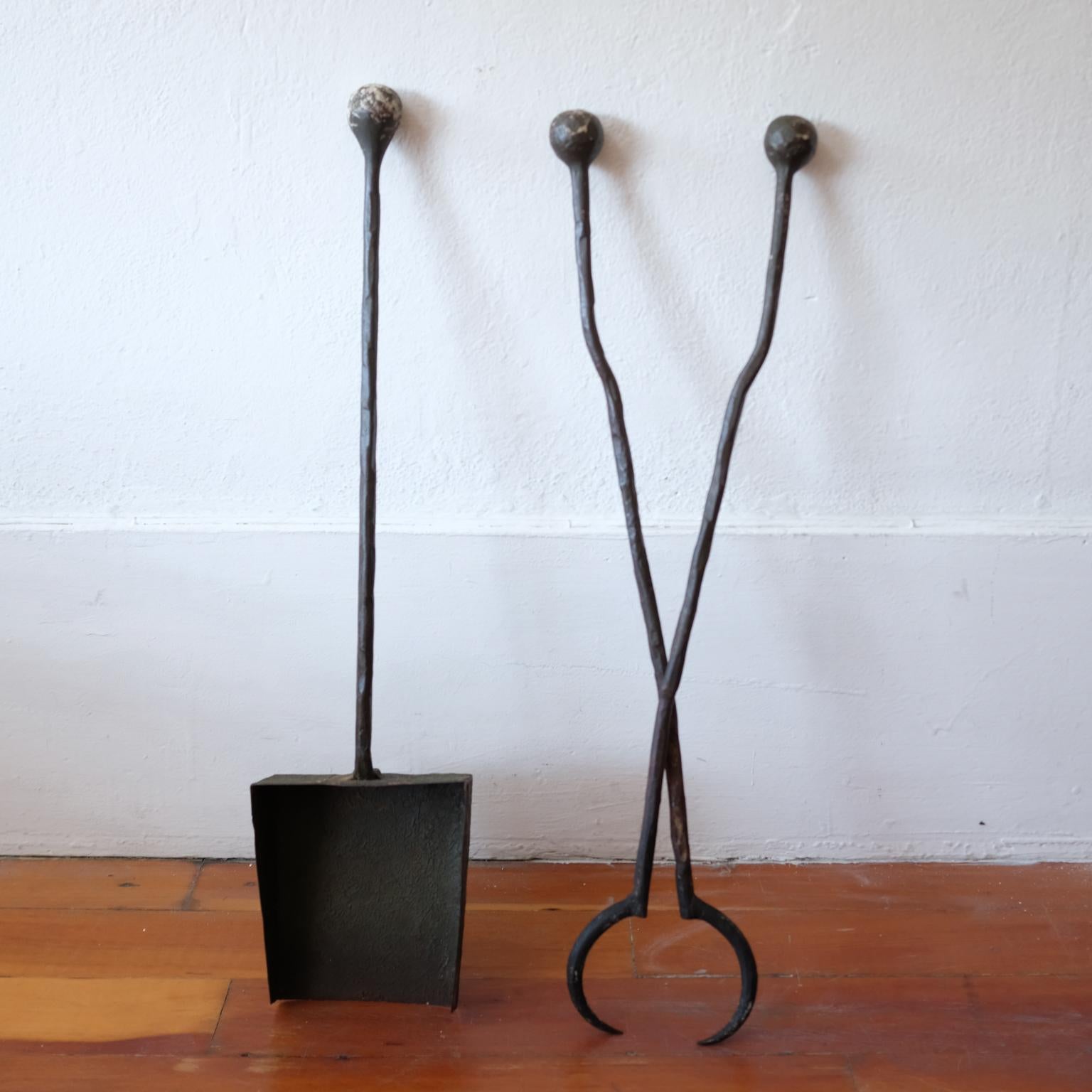 Hand-Forged Iron Fire Tools 2