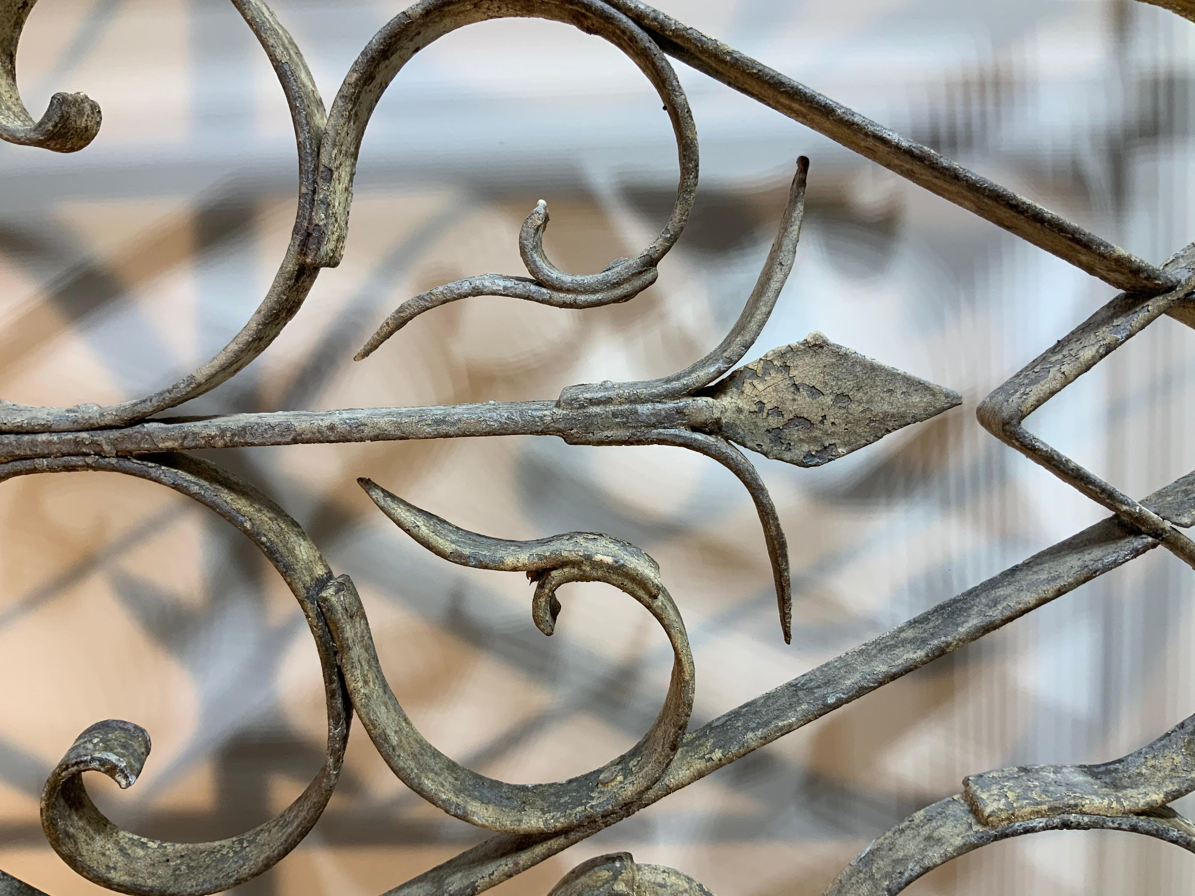Hand Forged Iron Fireplace Screen 4