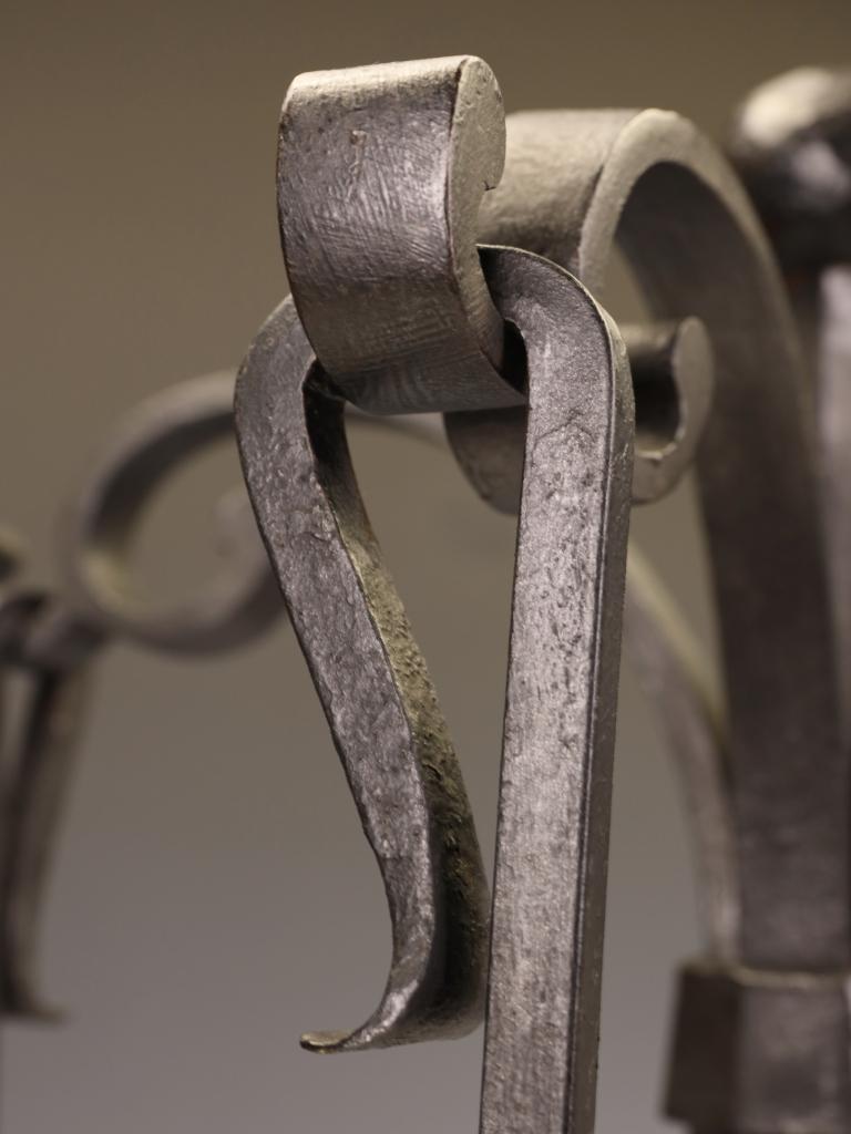 Ensemble de compagnons de feu en fer forgé à la main  Arts & Crafts / Début du 20e siècle en vente 6