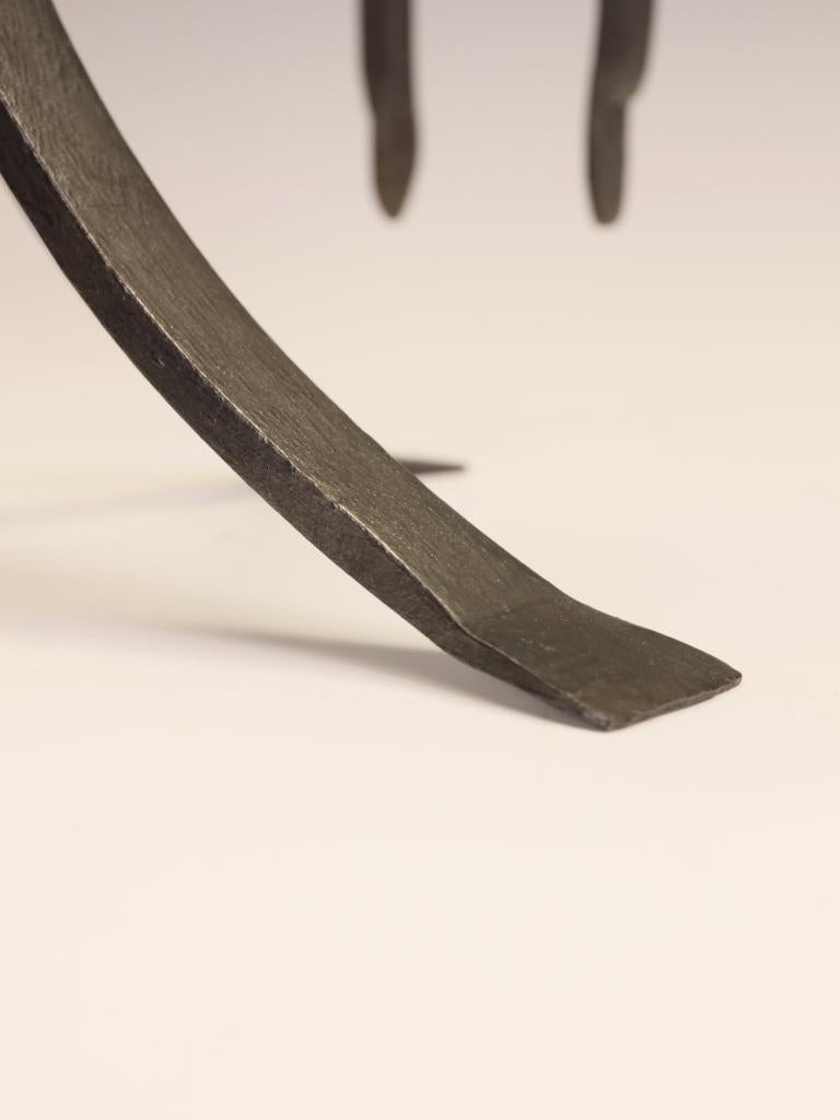 Ensemble de compagnons de feu en fer forgé à la main  Arts & Crafts / Début du 20e siècle en vente 3