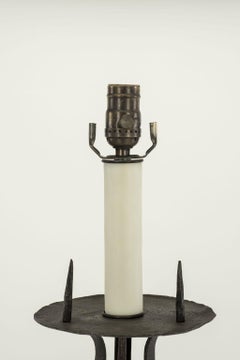 Hand-Forged Iron Floor Lamp