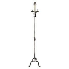 Hand-Forged Iron Floor Lamp