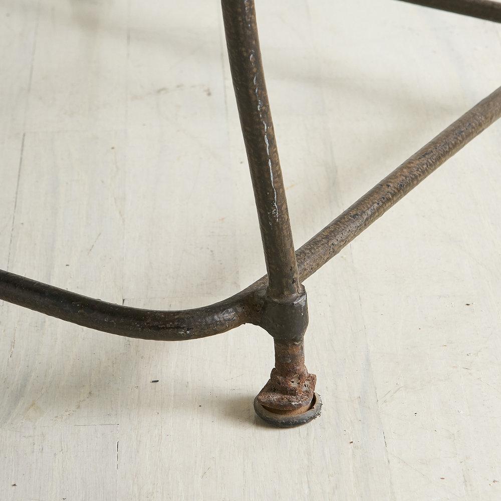 American Hand Forged Sculptural Iron Accent Chair