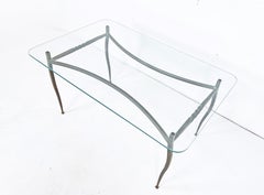 Hand Forged Wrought Iron Cocktail Table by Lance Cloutier, Circa 1970s