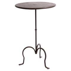 Hand Forged Wrought Iron Wine Table
