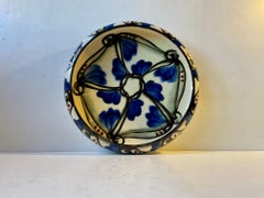 Hand Glazed Ceramic Art Nouveau Bowl from Annashåb, 1920s