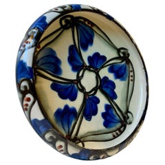 Hand Glazed Ceramic Art Nouveau Bowl from Annashåb, 1920s