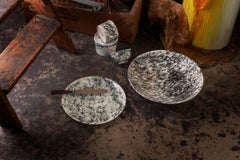 Hand Glazed Earthenware Handleless Cup with Unique Contemporary Design