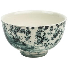 Hand Glazed Earthenware Handleless Cup with Unique Contemporary Design