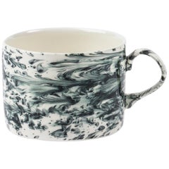 Hand Glazed Earthenware Mug with Unique Contemporary Design