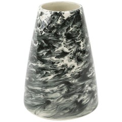 Hand Glazed Earthenware Small Vase with Unique Contemporary Design