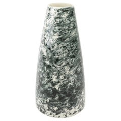 Hand Glazed Earthenware Tall Vase with Unique Contemporary Design