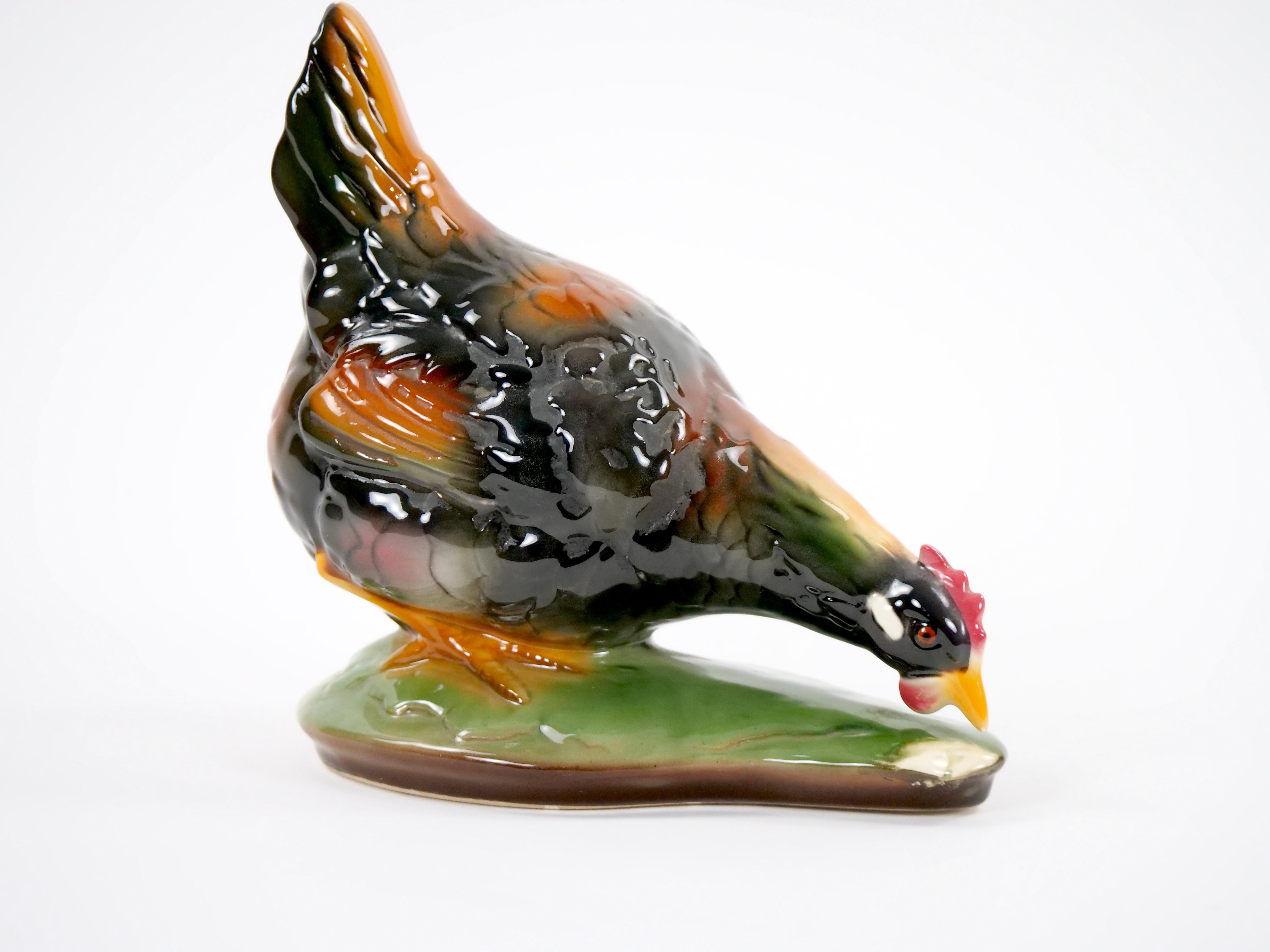 American Hand Grafted / Painted Glazed Porcelain Tableware Decorative Sculpture For Sale