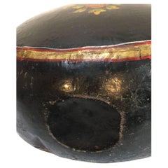 Mughal Copper Black Metal Water Vessel Jug Rajasthan India