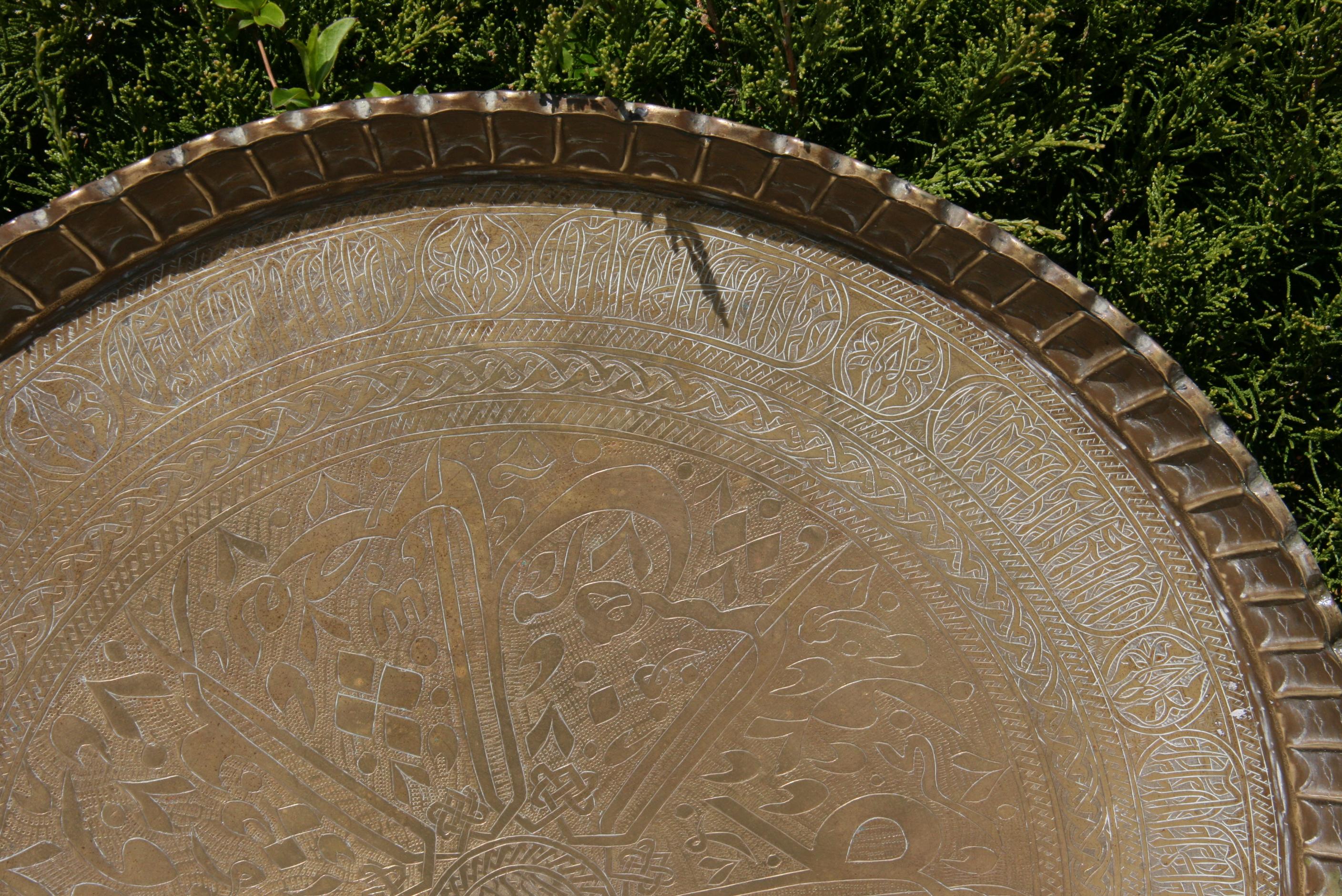 middle eastern serving tray