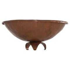 Used Hand Hammered Copper Bowl