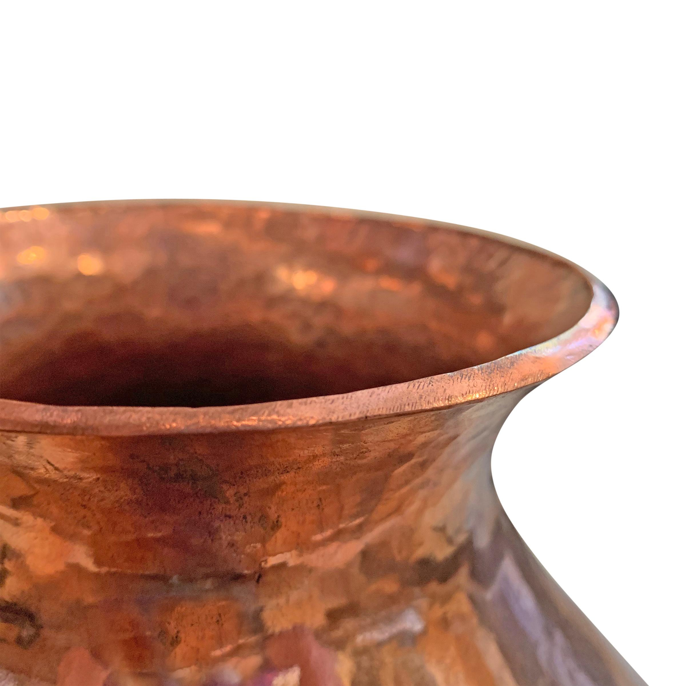 vintage copper vases