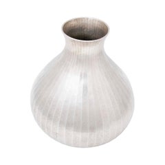 Hand-Hammered Jungin 'Pure Silver' Vase
