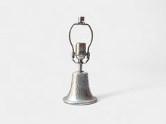 Hand Hammered Pewter Table Lamp, Sweden, c. 1940