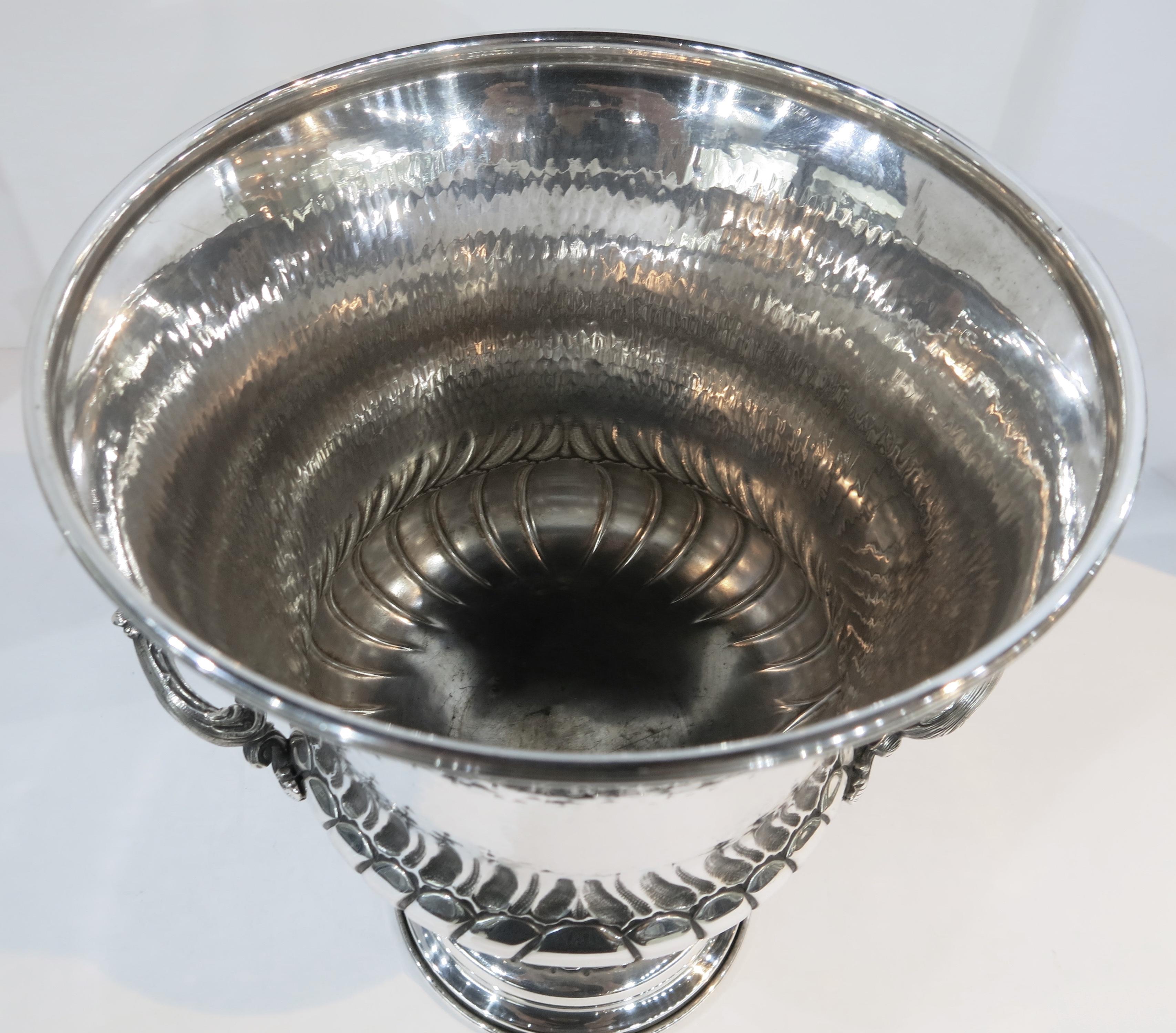 antique silver champagne bucket