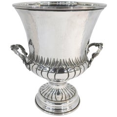 Hand-Hammered, Sterling Silver Champagne Bucket / Ice Bucket / Wine Cooler