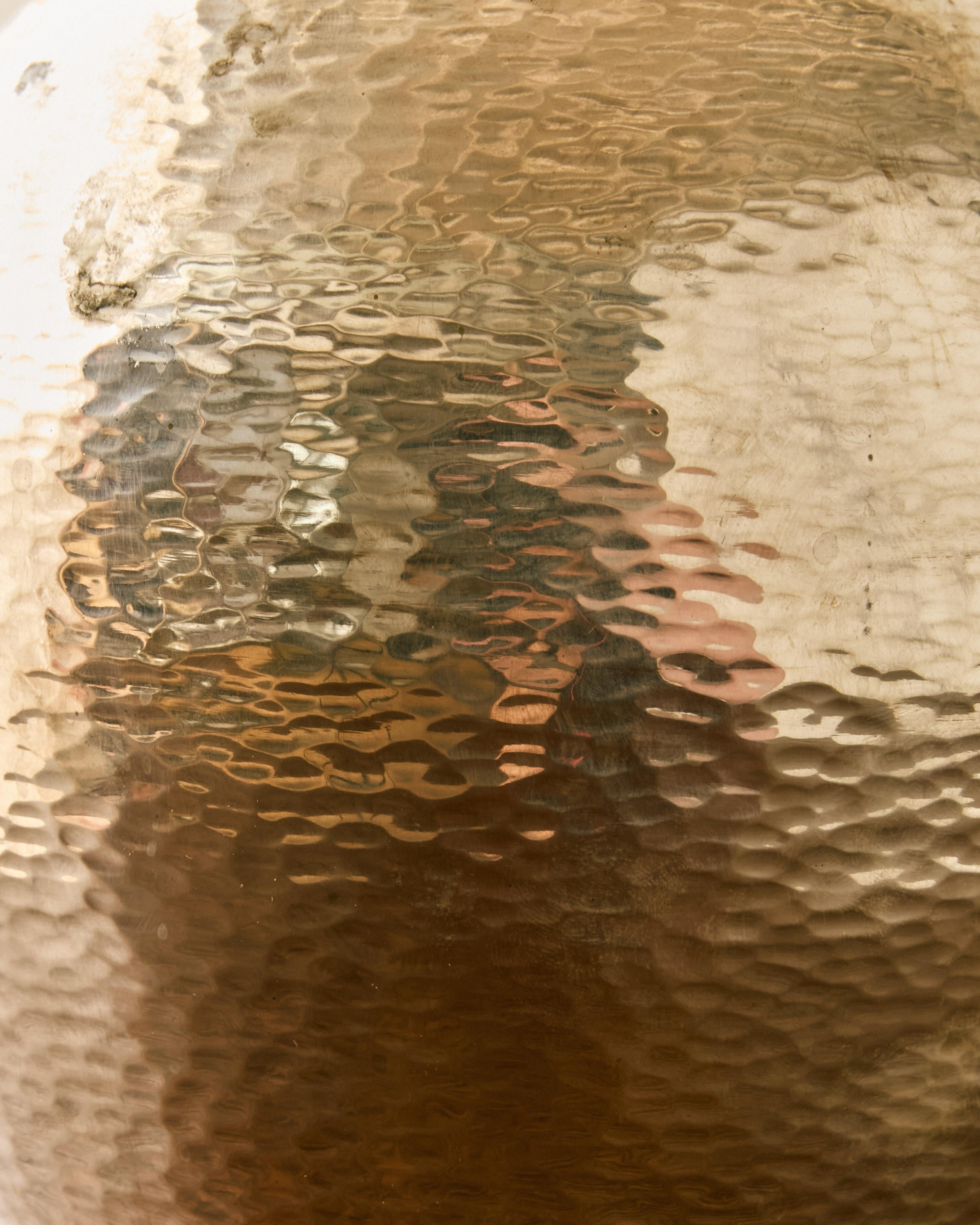 Martellato Vaso in argento 925 martellato a mano in vendita