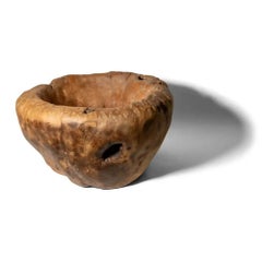 Hand Hewn Wood Vessel