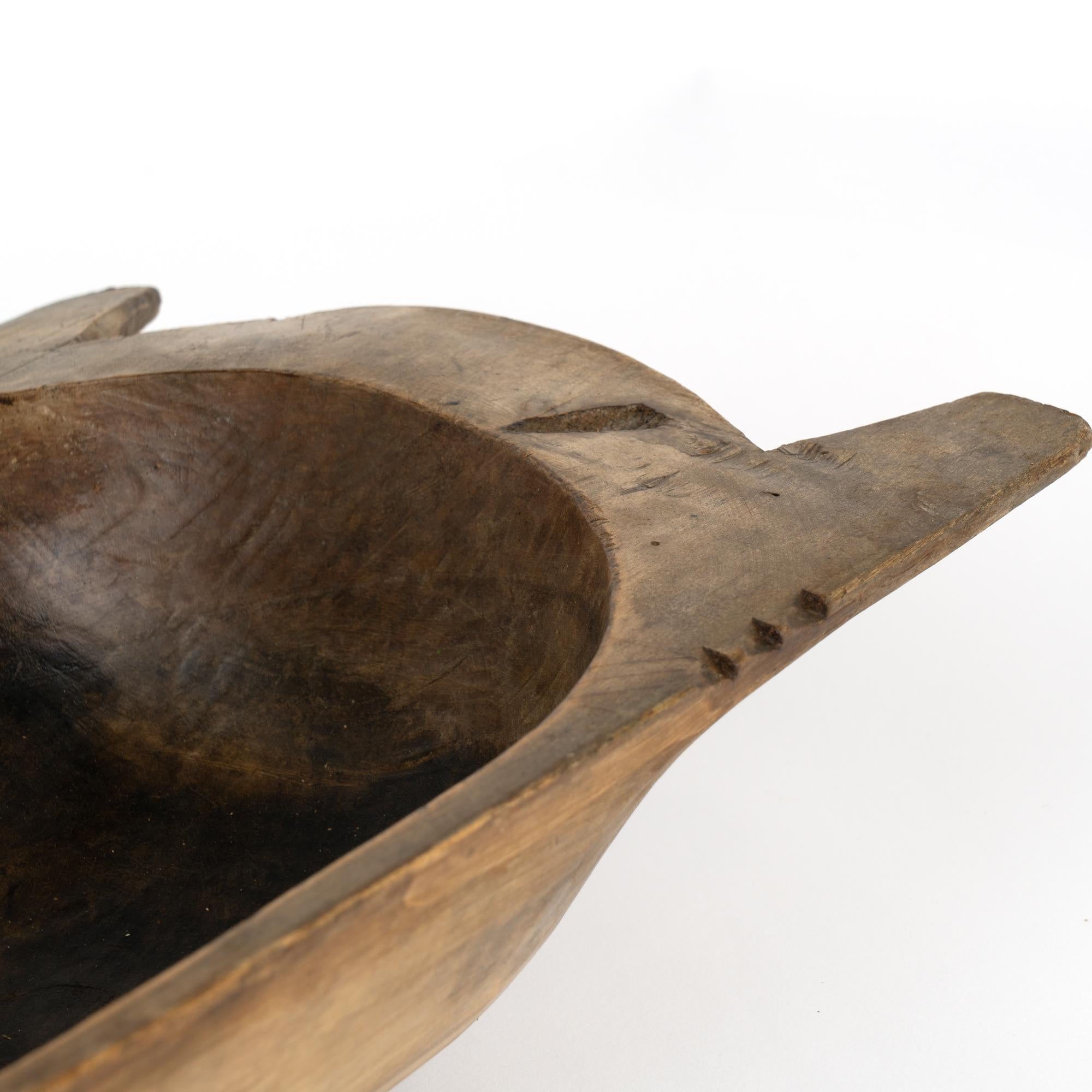 Hand Hewn Wooden Dough Bowl, Hungary circa 1890 For Sale 1