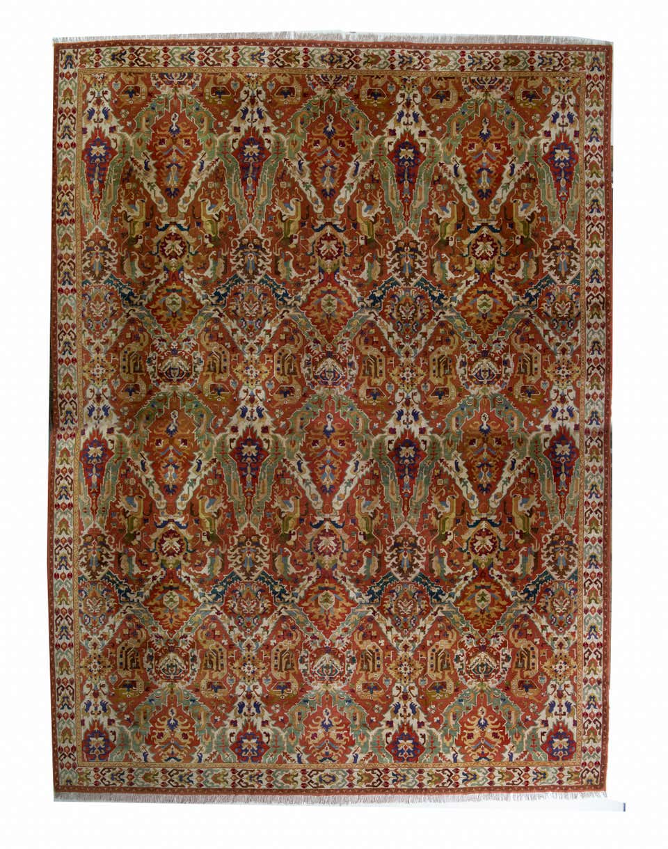 European Design Rug with Floral All-Over Design For Sale at 1stDibs