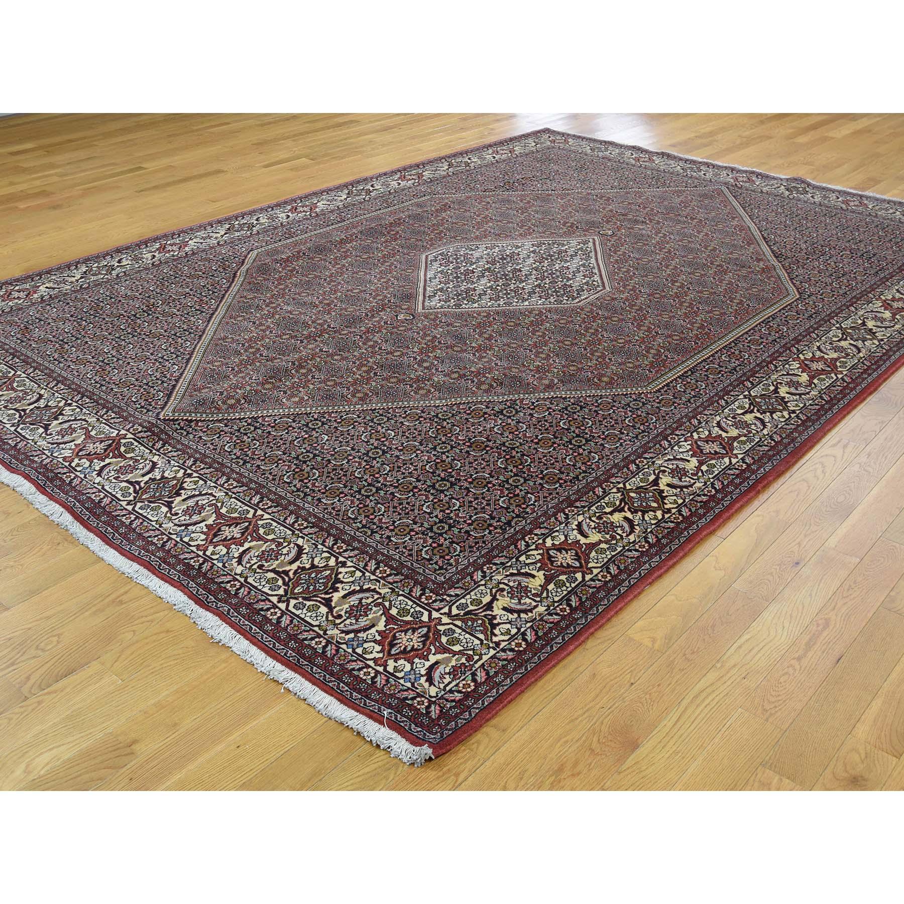 Hand-Knotted Hand Knotted 100 Percent Wool New Persian Bijar 300 Kpsi Oriental Rug