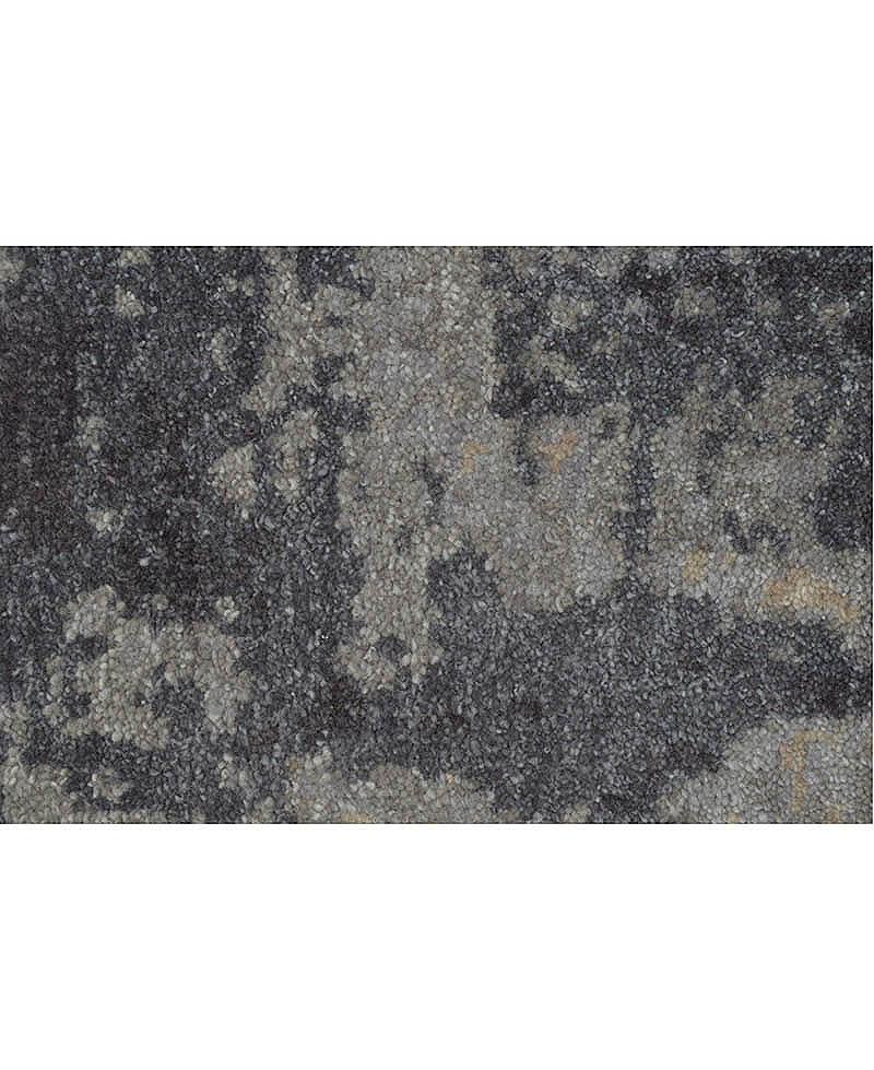 Contemporary Hand-Knotted 100 % Wool Abstract Art Tan Grey Rug - 8'x10' For Sale