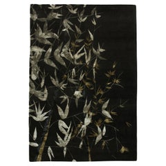 Luxury Modern Hand-Knotted Adaptations Branches Chocolate 12x16 Rug