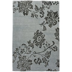 Luxury Modern Hand-Knotted Adaptations Lotus Sky 12x16 Rug