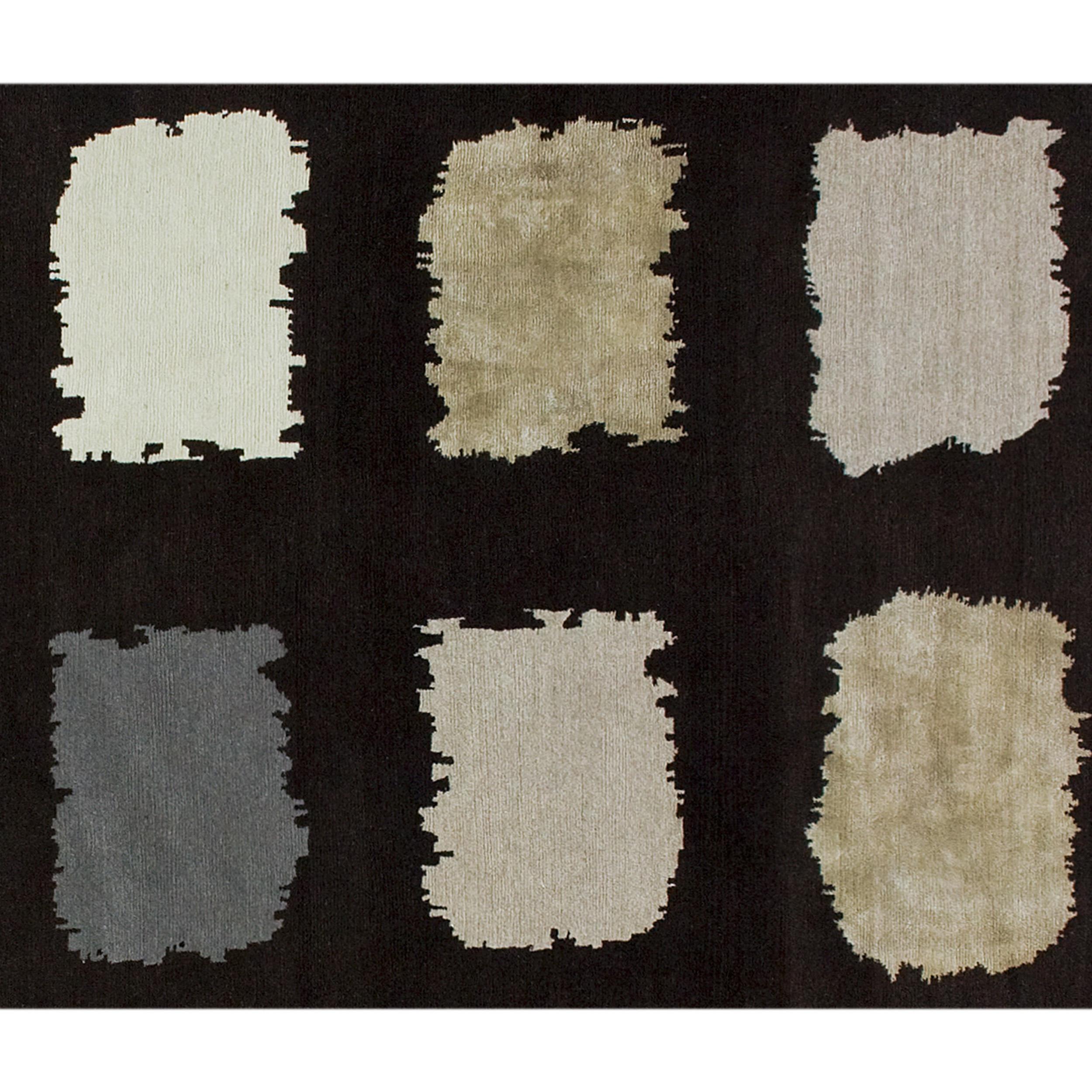 Luxury Modern Hand-Knotted Adaptations Pakkuman Natural 12x16 Rug In New Condition For Sale In Secaucus, NJ